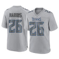 T.Titans #26 Marcus Harris Player Gray Atmosphere Fashion Home Game Ldoa Stitched Jerseys