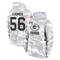 GB.Packers #56 Edgerrin Cooper Player Arctic Camo Salute to Service Hoodies Limited Game Ldoa Stitched Jerseys