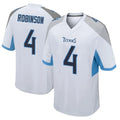 T.Titans #4 Wan'Dale Robinson Player White Home Game Ldoa Stitched Jerseys