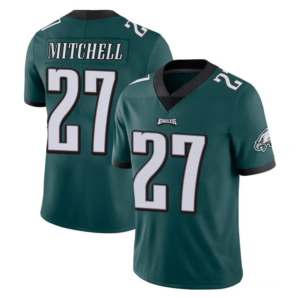 P.Eagles #27 Quinyon Mitchell Player Team Color Green Vapor Untouchable Home Game Ldoa Stitched Jerseys
