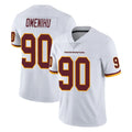 W.Commanders #90 Charles Omenihu Player White Limited Vapor Untouchable Home Game Ldoa Stitched Jerseys