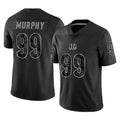 C.Bengals #99 Myles Murphy Player Black Reflective Limited Game Ldoa Stitched Jerseys