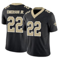 NO.Saints #22 Martin Emerson Jr. Player Black Limited Vapor F.U.S.E. Home Game Ldoa Stitched Jerseys
