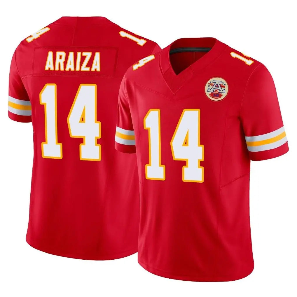 KC.Chiefs #14 Matt Araiza Player Red Limited Vapor F.U.S.E. Home Game Ldoa Stitched Jerseys