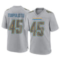 LA.Chargers #45 Tuli Tuipulotu Player Gray Atmosphere Fashion Home Game Ldoa Stitched Jerseys