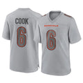 C.Bengals #6 Brian Cook Player Gray Atmosphere Fashion Game Ldoa Stitched Jerseys