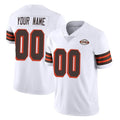 Custom C.Browns White Limited Vapor Untouchable Home Game Any Name & Numbers Ldoa Stitched Jerseys