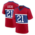 NY.Giants #21 Paulson Adebo Player Red Century Home Game Ldoa Stitched Jerseys