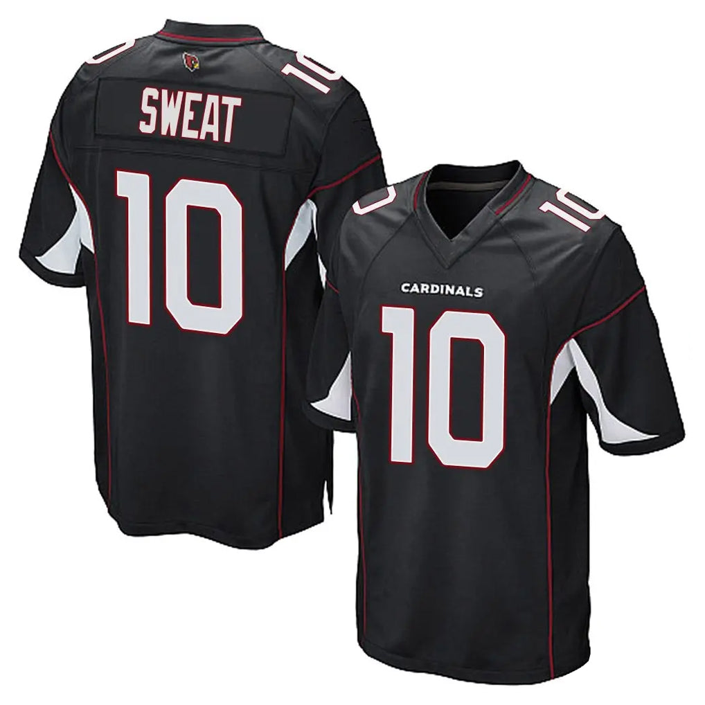 A.Cardinals #10 Josh Sweat Player Black Home Game Ldoa Stitched Jerseys