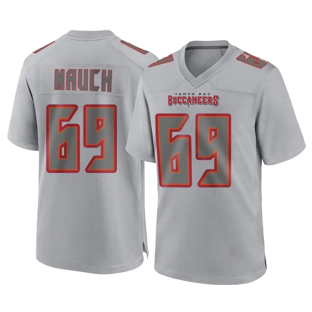 TB.Buccaneers #69 Cody Mauch Player Gray Atmosphere Fashion Home Game Ldoa Stitched Jerseys