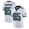 P.Eagles #65 Lane Johnson Player White Limited Vapor Untouchable Home Game Ldoa Stitched Jerseys
