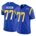 LA.Rams #77 Alaric Jackson Player Royal Limited Vapor F.U.S.E. Home Game Ldoa Stitched Jerseys