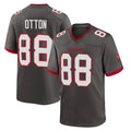 TB.Buccaneers #88 Cade Otton Player Pewter Alternate Home Game Ldoa Stitched Jerseys