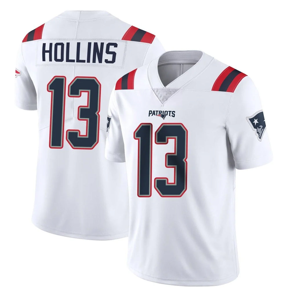 NE.Patriots #13 Mack Hollins Player White Vapor Untouchable Home Game Ldoa Stitched Jerseys