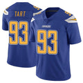 LA.Chargers #93 Teair Tart Player Royal Limited Color Rush Vapor Untouchable Home Game Ldoa Stitched Jerseys
