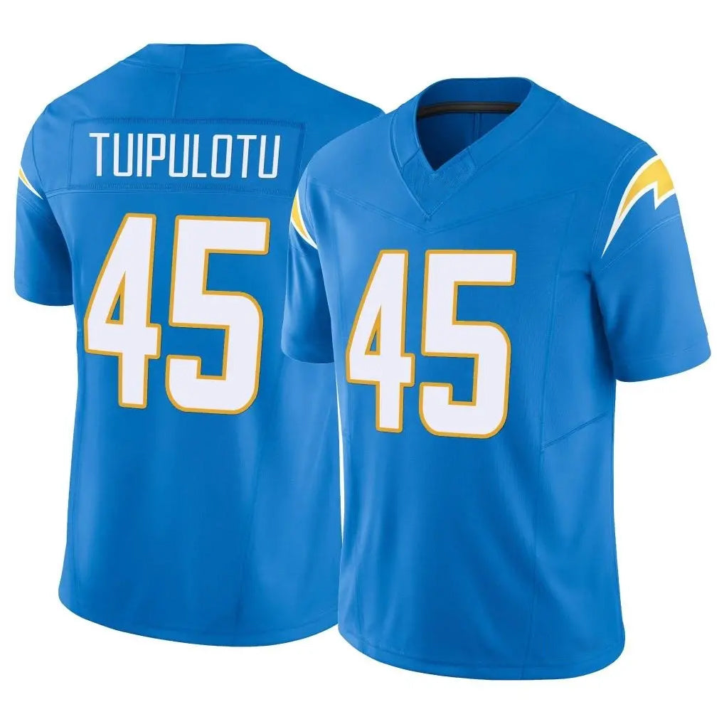 LA.Chargers #45 Tuli Tuipulotu Player Blue Limited Vapor F.U.S.E. Home Game Ldoa Stitched Jerseys