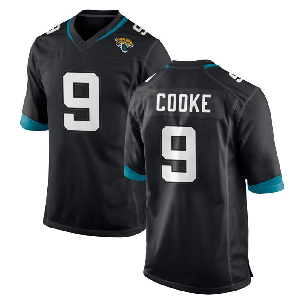 J.Jaguars #9 Logan Cooke Player Black Home Game Ldoa Stitched Jerseys