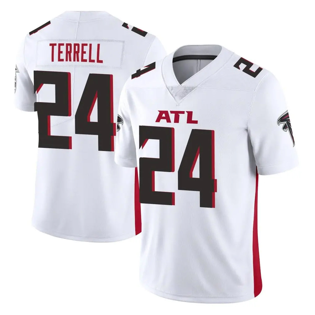 A.Falcons #24 A.J. Terrell Jr. Player White Vapor Untouchable Limited Home Game Ldoa Stitched Jerseys