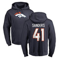 D.Broncos #41 Drew Sanders Player Navy Pullover Hoodie Limited Ldoa Stitched Jerseys