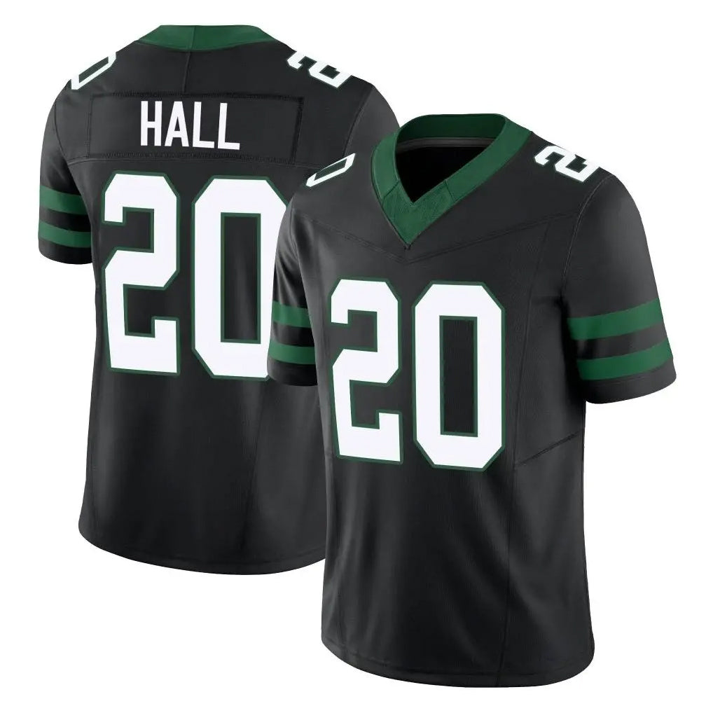NY.Jets #20 Breece Hall Player Black Limited Legacy Vapor F.U.S.E. Home Game Ldoa Stitched Jerseys