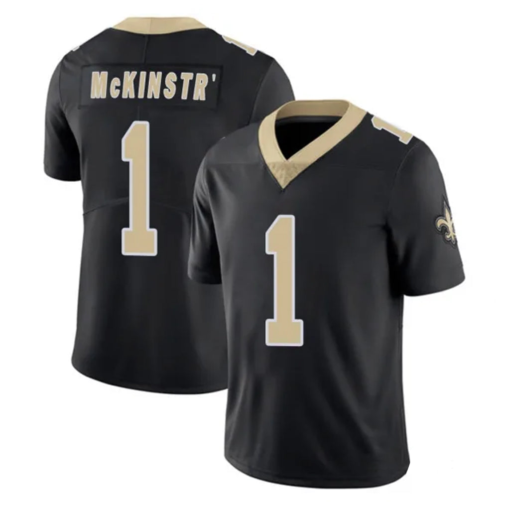 NO.Saints #1 Kool-Aid McKinstry Player Black Limited Vapor Untouchable Home Game Ldoa Stitched Jerseys