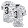A.Cardinals #3 Budda Baker Player Camo Salute to Service Limited Ldoa Stitched Jerseys