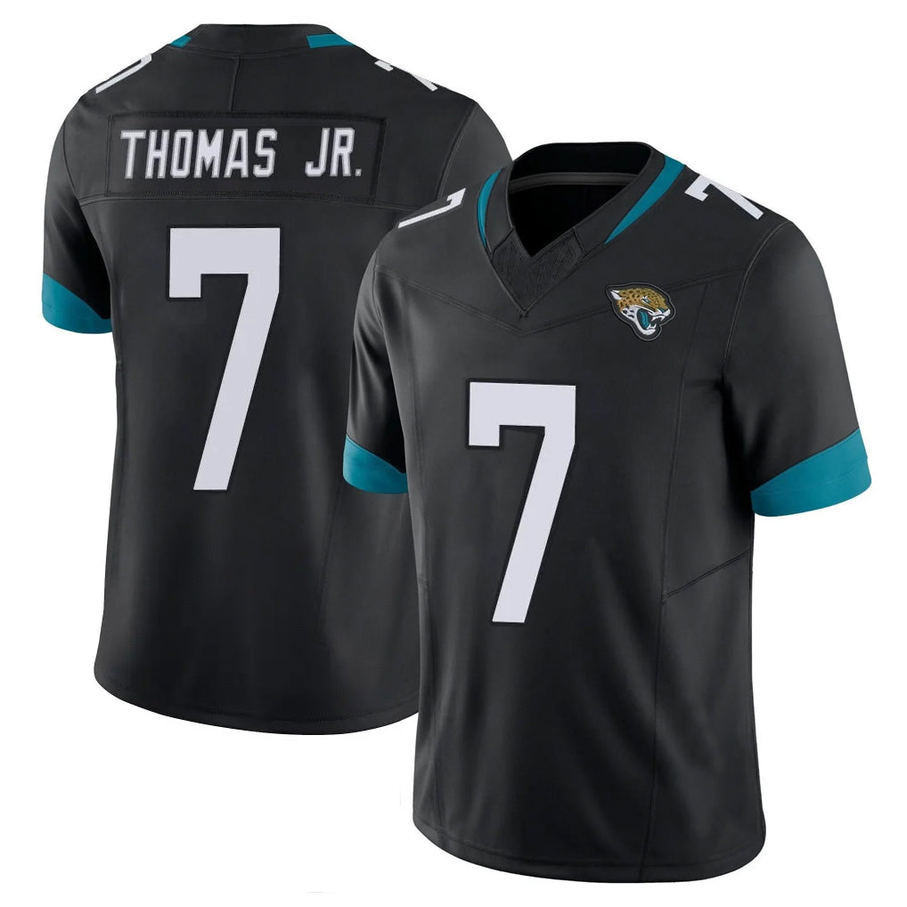 J.Jaguars #7 Brian Thomas Jr. Player Black Vapor F.U.S.E. Limited Home Game Ldoa Stitched Jerseys