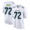 S.Seahawks #72 Abraham Lucas Player White Tundra Fashion Home Game Ldoa Stitched Jerseys