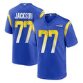 LA.Rams #77 Alaric Jackson Player Royal Home Game Ldoa Stitched Jerseys