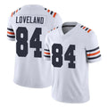 C.Bears #84 Colston Loveland Player White Classic Vapor Limited Home Game Ldoa Stitched Jerseys