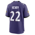 B.Ravens #22 Derrick Henry Player Purple Home Game Ldoa Stitched Jerseys