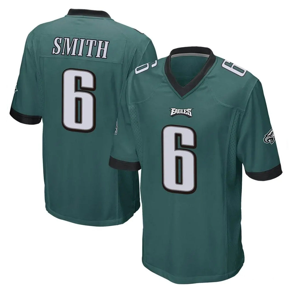 P.Eagles #6 DeVonta Smith Player Team Color Green Home Game Ldoa Stitched Jerseys