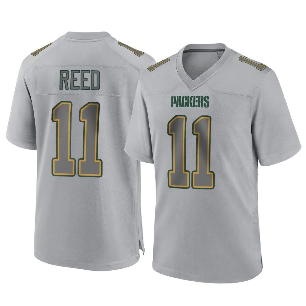 GB.Packers #11 Jayden Reed Player Gray Atmosphere Fashion Home Game Ldoa Stitched Jerseys