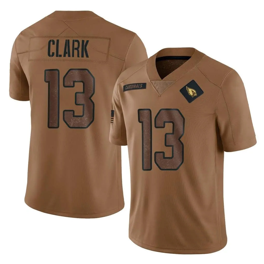 A.Cardinals #13 Kei'Trel Clark Player Brown Legend Salute To Service Ldoa Stitched Jerseys