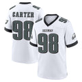 P.Eagles #98 Jalen Carter Player White Game Home Ldoa Stitched Jerseys