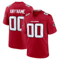 Custom A.Falcons Red Replica Home Game Any Name & Numbers Ldoa Stitched Jerseys