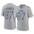 D.Lions #87 Sam LaPorta Player Gray Atmosphere Fashion Home Game Ldoa Stitched Jerseys
