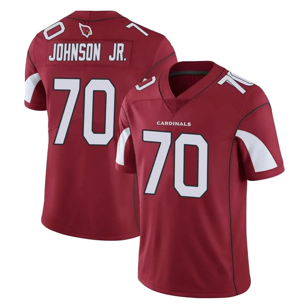A.Cardinals #70 Paris Johnson Jr. Player Cardinal Vapor Limited Home Game  Ldoa Stitched Jerseys
