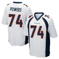 D.Broncos #74 Ben Powers Player White Game Ldoa Stitched Jerseys