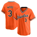 B.Orioles #3 Taylor Ward Player Orange T-shirt Limited Home Game Ldoa Stitched Jerseys