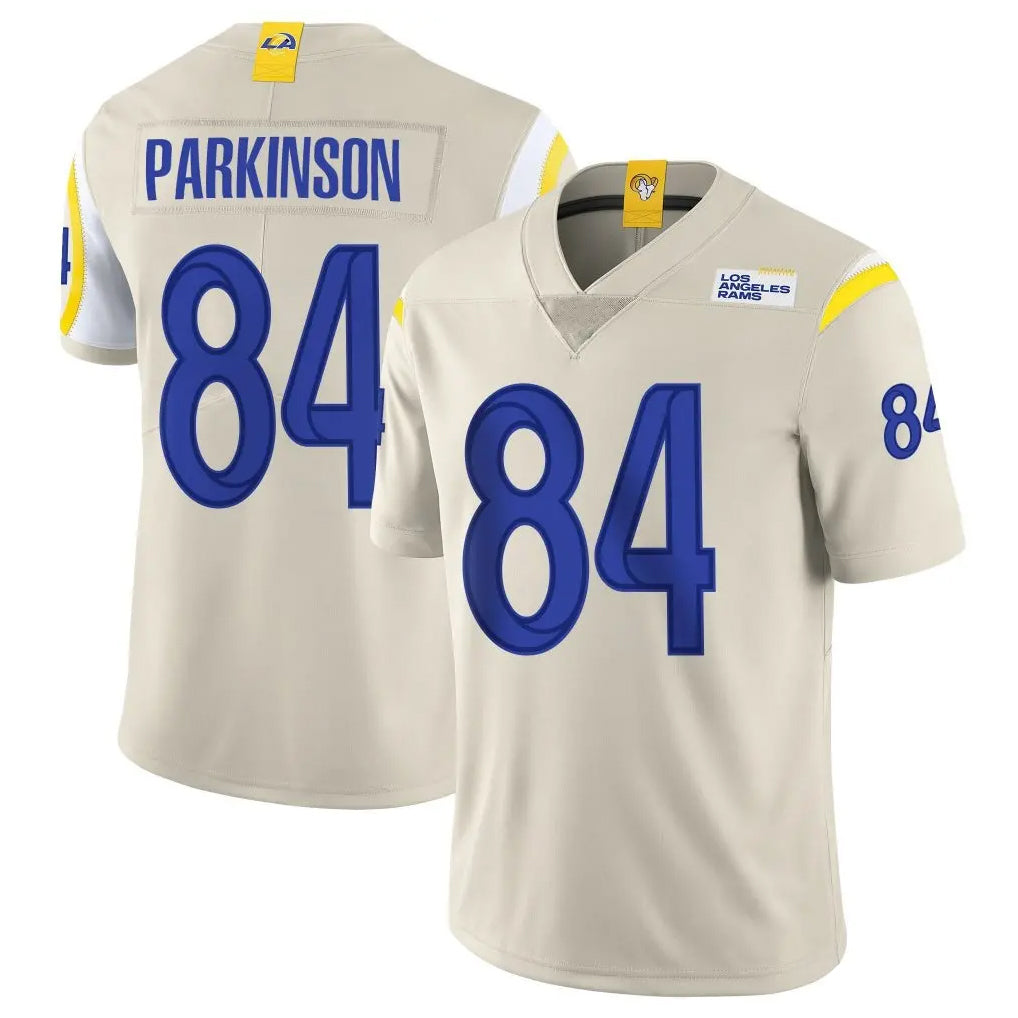 LA.Rams #84 Colby Parkinson Player Bone Limited Vapor Home Game Ldoa Stitched Jerseys