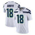 S.Seahawks #18 Elijah Arroyo Player White Limited Vapor Untouchable Home Game Ldoa Stitched Jerseys