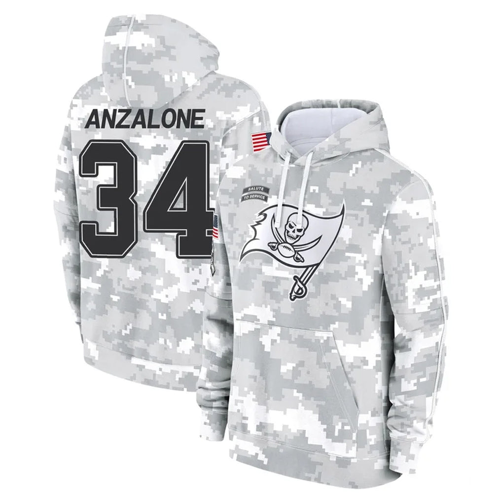 TB.Buccaneers #34 Alex Anzalone Player Arctic Camo Limited Salute to Service Pullover Hoodies Game Ldoa Stitched Jerseys