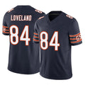 C.Bears #84 Colston Loveland Player Navy Vapor F.U.S.E. Limited Home Game Ldoa Stitched Jerseys