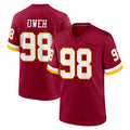 W.Commanders #98 Odafe Oweh Player Burgundy Game Home Ldoa Stitched Jerseys