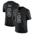 LV.Raiders #6 A.J. Cole Player Black Limited Black Impact Home Game Ldoa Stitched Jerseys