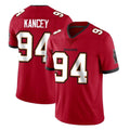 TB.Buccaneers #94 Calijah Kancey Player Red Limited Vapor F.U.S.E. Home Game Ldoa Stitched Jerseys