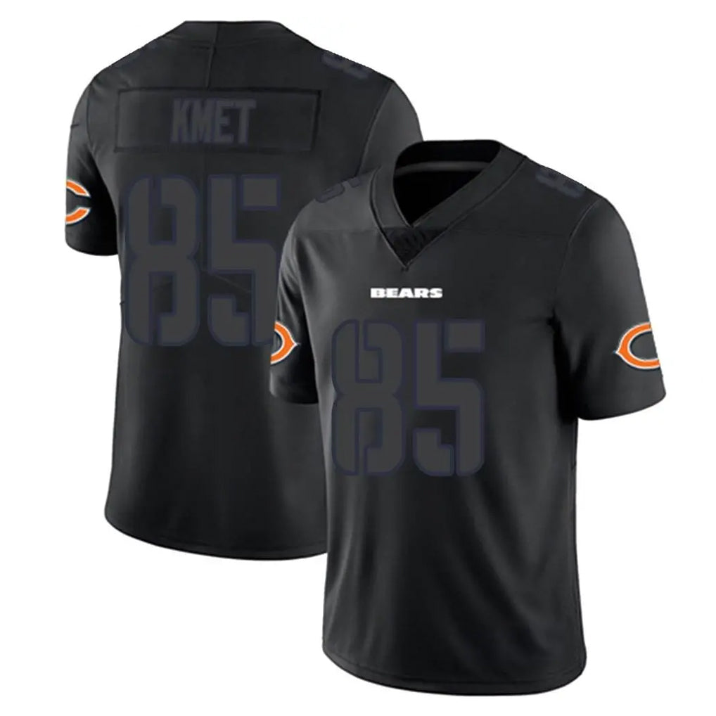 C.Bears #85 Cole Kmet Player Black Impact Limited Game Ldoa Stitched Jerseys