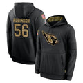 A.Cardinals #56 Darius Robinson Player Black Salute to Service Sideline Performance Pullover Hoodies Home Game Ldoa Stitched Jerseys