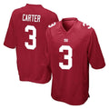 NY.Giants #3 Abdul Carter Player Red Home Game Ldoa Stitched Jerseys